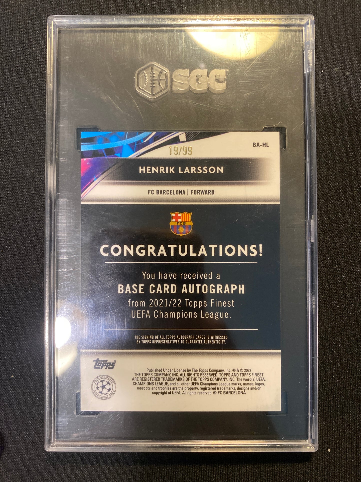 Henrik Larrson Auto /99