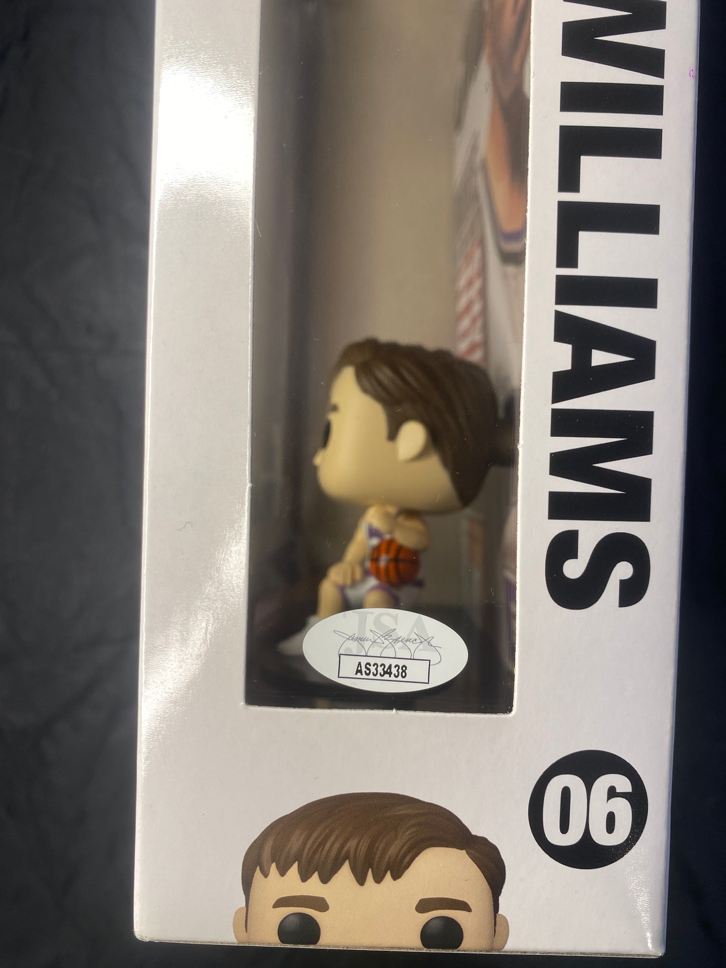 Jason Williams Signed Funko COA