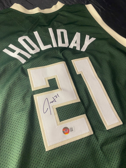 Jrue Holiday Signed Jersey COA